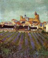 View of Saintes Maries Vincent van Gogh